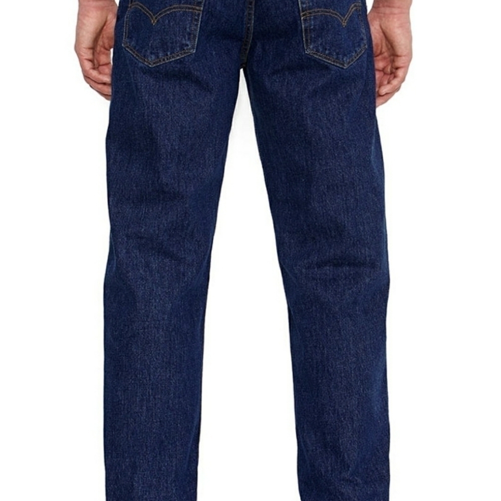 NEW Levi's Men's 550 Relaxed Mid Rise Relaxed Fit Tapered Leg Jeans - Size 42x29 - Picture 3 of 3